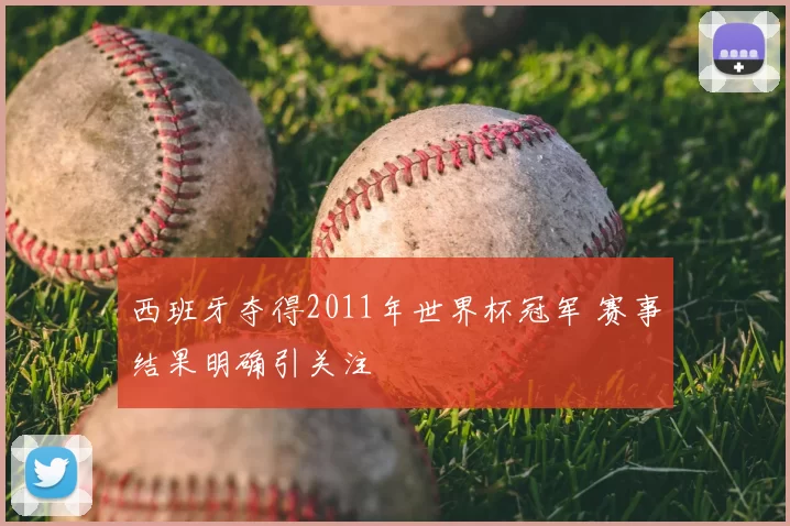 西班牙夺得2011年世界杯冠军 赛事结果明确引关注